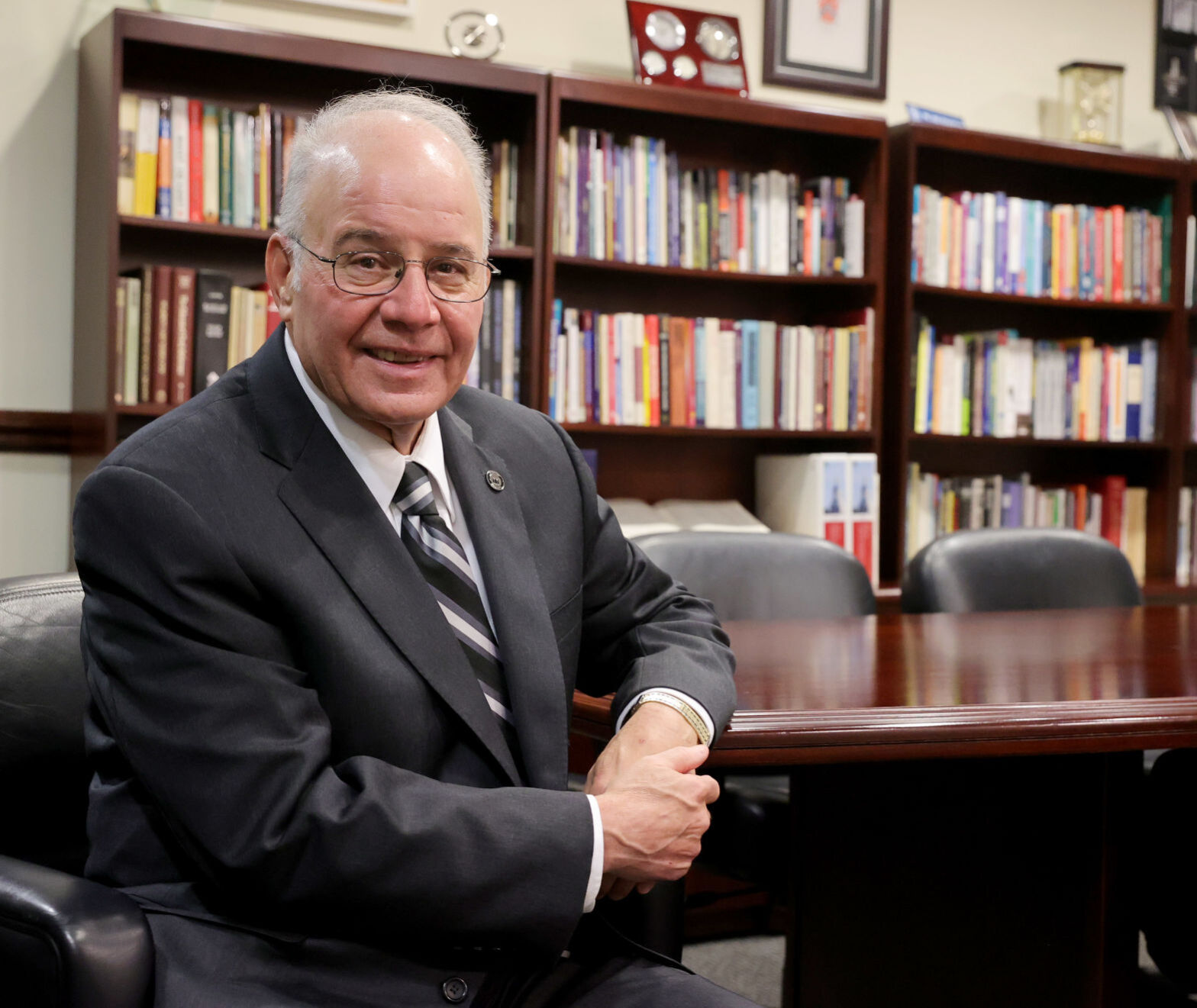 Stockton University President Harvey Kesselman
